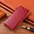 Leather Case Stands Flip Cover H19 Holder for Apple iPhone 13 Red