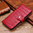 Leather Case Stands Flip Cover H21 Holder for Apple iPhone 14 Pro Max Red