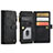 Leather Case Stands Flip Cover H27 Holder for Apple iPhone 15