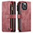 Leather Case Stands Flip Cover H27 Holder for Apple iPhone 16 Pro