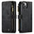 Leather Case Stands Flip Cover H28 Holder for Apple iPhone 14