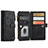 Leather Case Stands Flip Cover H28 Holder for Apple iPhone 14 Pro