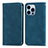 Leather Case Stands Flip Cover H30 Holder for Apple iPhone 13 Pro Max Blue