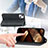 Leather Case Stands Flip Cover H30 Holder for Apple iPhone 15 Plus