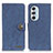 Leather Case Stands Flip Cover Holder A01D for Motorola Moto Edge 30 Pro 5G Blue