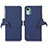 Leather Case Stands Flip Cover Holder A01D for Nokia C12