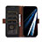 Leather Case Stands Flip Cover Holder A01D for Nokia C12