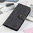 Leather Case Stands Flip Cover Holder A01D for OnePlus 9 Pro 5G Black