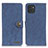 Leather Case Stands Flip Cover Holder A01D for Samsung Galaxy A03 Blue