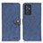 Leather Case Stands Flip Cover Holder A01D for Samsung Galaxy A24 4G Blue