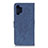 Leather Case Stands Flip Cover Holder A01D for Samsung Galaxy A32 5G Blue