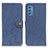 Leather Case Stands Flip Cover Holder A01D for Samsung Galaxy M52 5G Blue