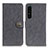 Leather Case Stands Flip Cover Holder A01D for Sony Xperia 1 IV Black