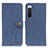 Leather Case Stands Flip Cover Holder A01D for Sony Xperia 10 IV Blue