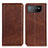 Leather Case Stands Flip Cover Holder A02D for Asus ROG Phone 6 Brown