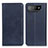 Leather Case Stands Flip Cover Holder A02D for Asus ROG Phone 7 Blue