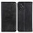 Leather Case Stands Flip Cover Holder A02D for Motorola Moto G Power 5G (2023) Black