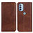 Leather Case Stands Flip Cover Holder A02D for Motorola Moto G31