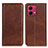 Leather Case Stands Flip Cover Holder A02D for Motorola Moto G84 5G