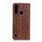 Leather Case Stands Flip Cover Holder A02D for Motorola Moto One Fusion