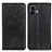 Leather Case Stands Flip Cover Holder A02D for Nothing Phone 2 Black