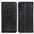 Leather Case Stands Flip Cover Holder A02D for OnePlus Ace 5G Black