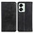 Leather Case Stands Flip Cover Holder A02D for OnePlus Nord 2T 5G Black