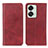 Leather Case Stands Flip Cover Holder A02D for OnePlus Nord 2T 5G Red