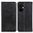 Leather Case Stands Flip Cover Holder A02D for OnePlus Nord CE 3 5G Black