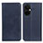 Leather Case Stands Flip Cover Holder A02D for OnePlus Nord CE 3 5G Blue