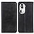 Leather Case Stands Flip Cover Holder A02D for Oppo Reno11 Pro 5G Black