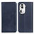 Leather Case Stands Flip Cover Holder A02D for Oppo Reno11 Pro 5G Blue