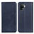 Leather Case Stands Flip Cover Holder A02D for Oppo Reno5 Lite Blue