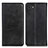 Leather Case Stands Flip Cover Holder A02D for Samsung Galaxy A03 Black