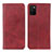 Leather Case Stands Flip Cover Holder A02D for Samsung Galaxy A03s Red