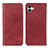Leather Case Stands Flip Cover Holder A02D for Samsung Galaxy A04E Red