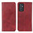 Leather Case Stands Flip Cover Holder A02D for Samsung Galaxy A05s Red