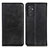 Leather Case Stands Flip Cover Holder A02D for Samsung Galaxy A15 4G Black