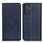 Leather Case Stands Flip Cover Holder A02D for Samsung Galaxy A15 LTE Blue