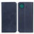 Leather Case Stands Flip Cover Holder A02D for Samsung Galaxy A22s 5G Blue