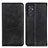 Leather Case Stands Flip Cover Holder A02D for Samsung Galaxy A24 4G Black