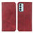 Leather Case Stands Flip Cover Holder A02D for Samsung Galaxy F23 5G Red