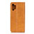 Leather Case Stands Flip Cover Holder A02D for Samsung Galaxy M32 5G Light Brown