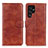 Leather Case Stands Flip Cover Holder A02D for Samsung Galaxy S21 Ultra 5G