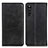 Leather Case Stands Flip Cover Holder A02D for Sony Xperia 10 III SO-52B Black