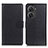 Leather Case Stands Flip Cover Holder A03D for Asus Zenfone 9 Black