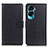 Leather Case Stands Flip Cover Holder A03D for Huawei Honor 90 Lite 5G Black