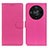 Leather Case Stands Flip Cover Holder A03D for Huawei Honor Magic6 Lite 5G Hot Pink