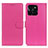 Leather Case Stands Flip Cover Holder A03D for Huawei Honor X6a Hot Pink