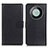 Leather Case Stands Flip Cover Holder A03D for Huawei Mate 60 Black